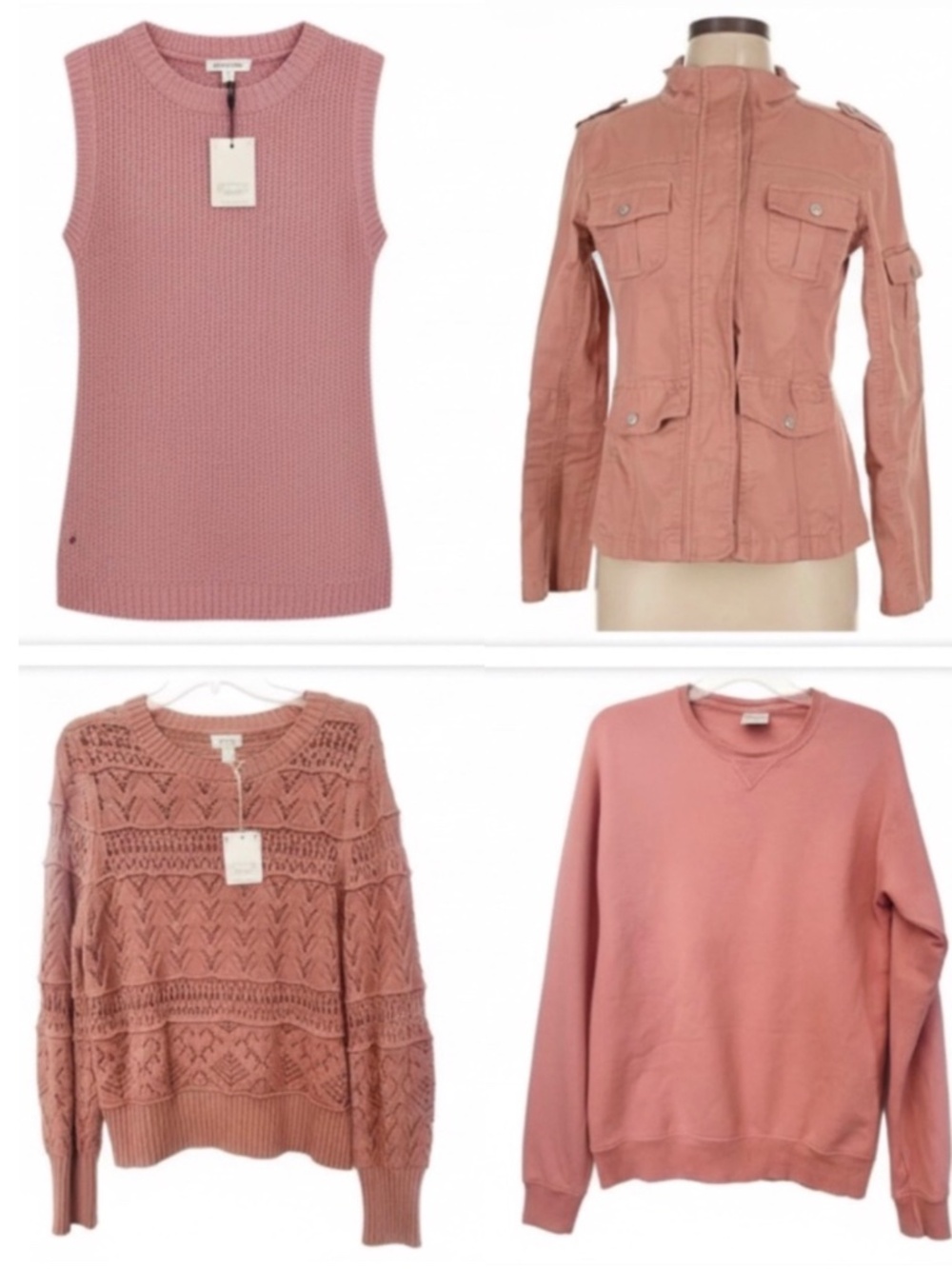 NWT FOUR PIECE Dusty Mauve colored outfit makers! M/L - Kenzie, Stylus, a.n.a.